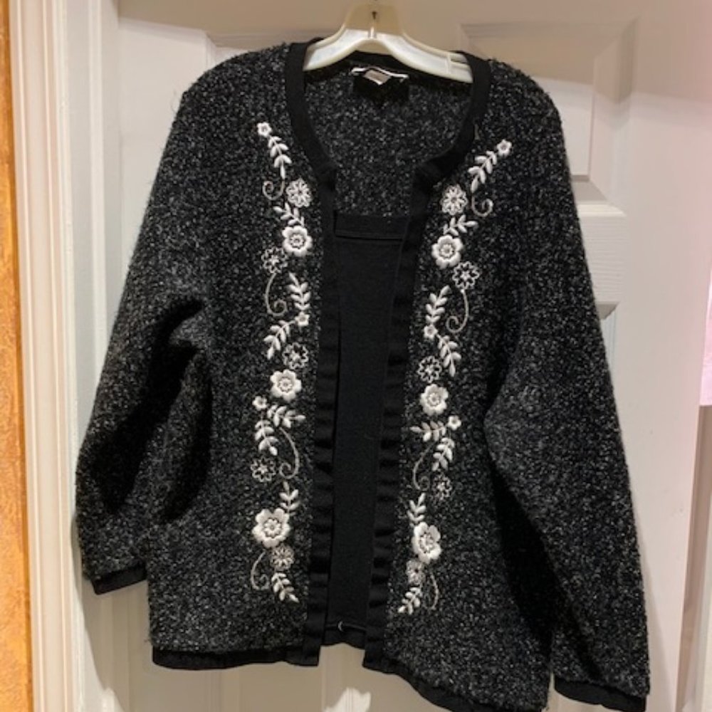 COPY - SALE!!  Gorgeous black sweater/sequins